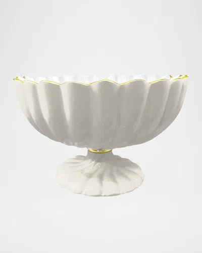 Beatriz Ball Encanto Vienna Medium Round Pedestal In White