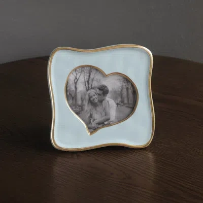 Beatriz Ball Frame Metal Picture Frame In Blue