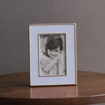 Beatriz Ball Frame Metal Picture Frame In Periwinkle