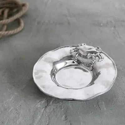 Beatriz Ball Giftables Ocean Crab Wine Coaster In Silver