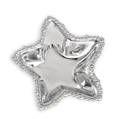 Beatriz Ball Giftables Organic Pearl Star Bowl In Silver