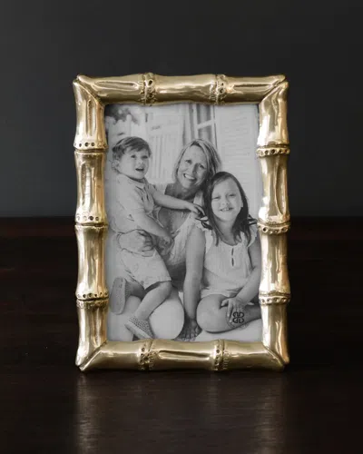 Beatriz Ball Giftables Sierra Modern Bamboo 4 X 6 Picture Frame (gold)