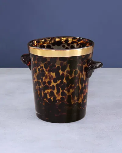 Beatriz Ball Glass Tortoise And Golden Ice Bucket