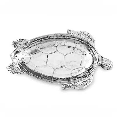 Beatriz Ball Ocean Turtle Large Bowl In Silver
