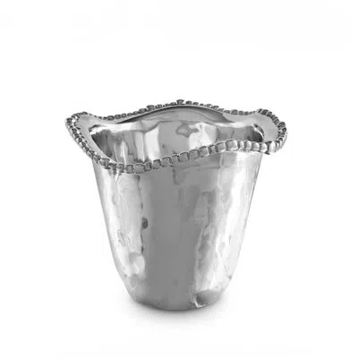Beatriz Ball Organic Pearl Ice Bucket In Silver