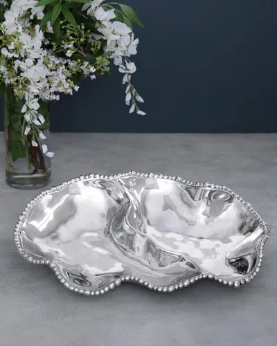 Beatriz Ball Organic Pearl Onyx Double Dip Dish