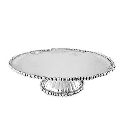 Beatriz Ball Pedestal Cake Stand In Gray