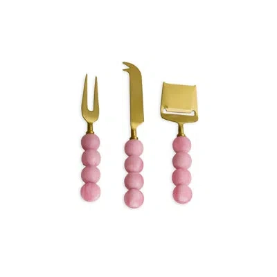Beatriz Ball Resin Sorbet Cheese Set Of 3 In Multi