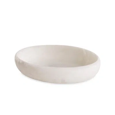 Beatriz Ball Resin Sorbet Large Oval Bowl In Coconut