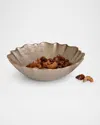 Beatriz Ball Small Round Bowl, Taupe/gold In Gold