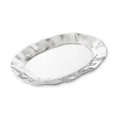 Beatriz Ball Soho Aluminum Platter In Silver