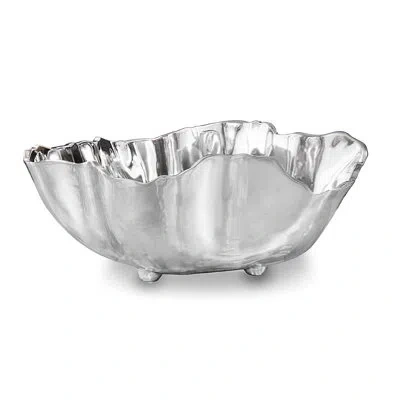 Beatriz Ball Soho Aluminum Serving Bowl In Silver