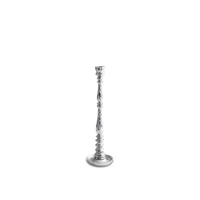 Beatriz Ball Soho Aluminum Tabletop Candlestick In Silver