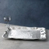 Beatriz Ball Soho Brooklyn Large Rectangular Tray In Silver