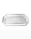 Beatriz Ball Soho Rectangular Lucca Platter In Silver