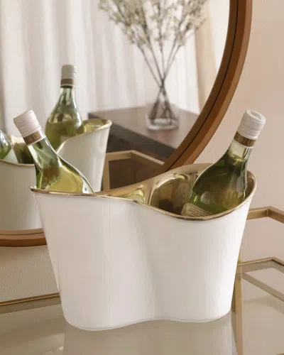 Beatriz Ball Thanni Double Ice Bucket In White