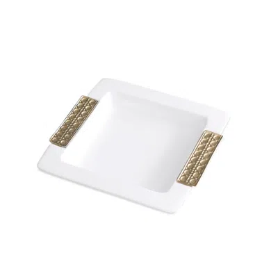 Beatriz Ball Thanni Rattan Beverage Napkin Holder In White
