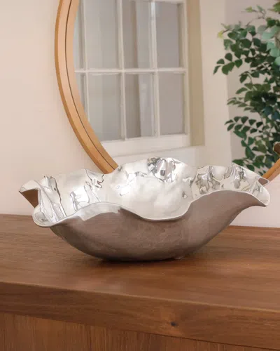 Beatriz Ball Vento Cilla Extra-large Serving Bowl In Metallic