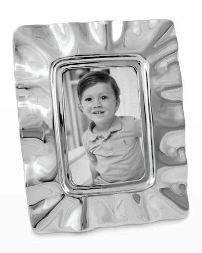 Beatriz Ball Vento Picture Frame, 4" X 6" In Silver