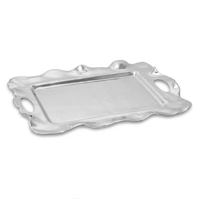 Beatriz Ball Vento Tray In Silver