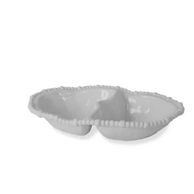 Beatriz Ball Vida Alegria Melamine Divided Serving Dish In White