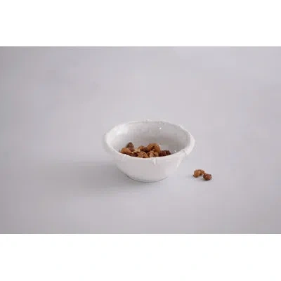 Beatriz Ball Vida Bamboo Small Dip Bowl In White