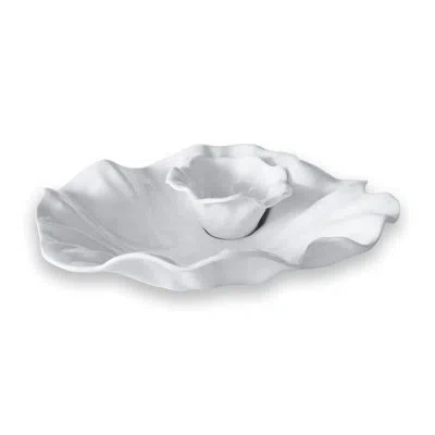 Beatriz Ball Vida Bloom Chip And Dip (white)