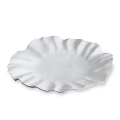 Beatriz Ball Vida Bloom Large Round Platter (white)