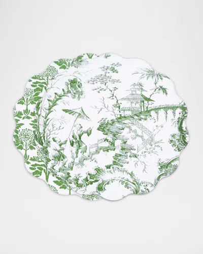Beatriz Ball Vida Chinoiserie Reversible Round Placemats, Set Of 4 In Multi