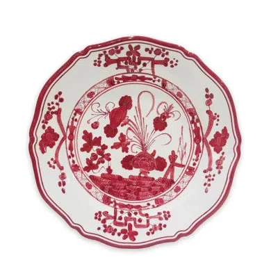 Beatriz Ball Vida Faenza 11" Dinner Plate In Red,white