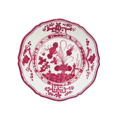 Beatriz Ball Vida Faenza 9" Salad Plate (deep Pink And White) In Multi