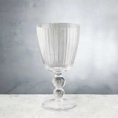 Beatriz Ball Vida Handmade Acrylic Wine Glass Set In Clear