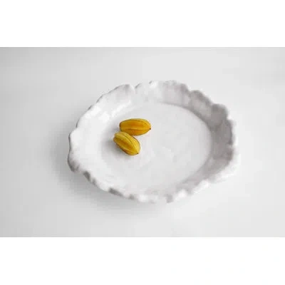 Beatriz Ball Vida Havana Extra Large Round Platter In White