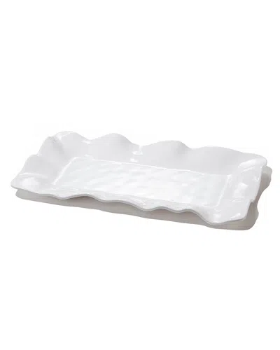 Beatriz Ball Vida Havana Long Rectangle Platter In White
