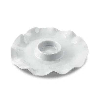 Beatriz Ball Vida Havana Melamine Chips And Dip Platter In White