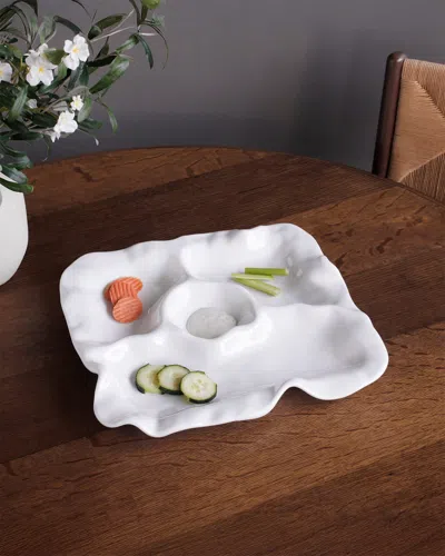 Beatriz Ball Vida Havana Multi Chip & Dip Server In White