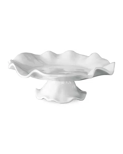 Beatriz Ball Vida Havana Pedestal Cake Platter In White