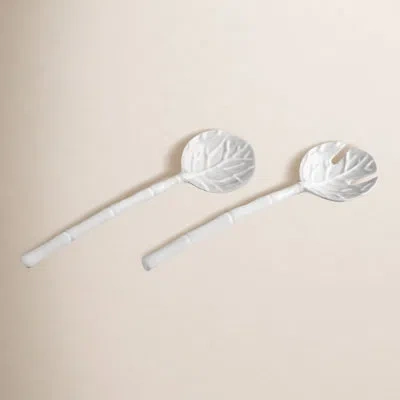 Beatriz Ball Vida Lettuce Large Salad Servers (white)