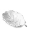 Beatriz Ball Vida Lettuce Leaf Small Platter In White