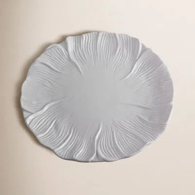 Beatriz Ball Vida Melamine Lettuce Dinner Plate In White
