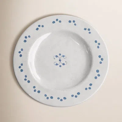 Beatriz Ball Vida Melamine Painted Salad Plate In White