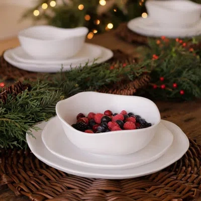 Beatriz Ball Vida Nube Dinner Plate Set Of 4 (white)
