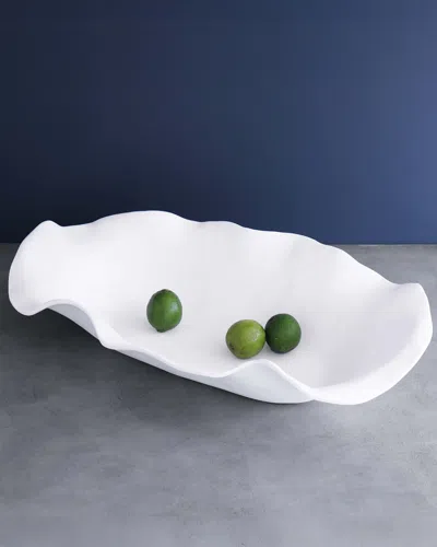 Beatriz Ball Vida Nube Extra Large Oval Centerpiece In White