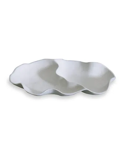 Beatriz Ball Vida Nube Large Double Dip Server In White