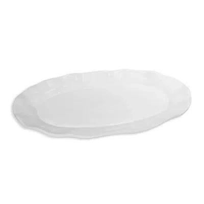 Beatriz Ball Vida Nube Large Oval Platter In White