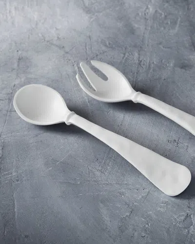 Beatriz Ball Vida Nube Large Salad Servers In White