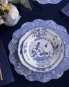 Beatriz Ball Vida Round Placemats, Set Of 4 In Blue