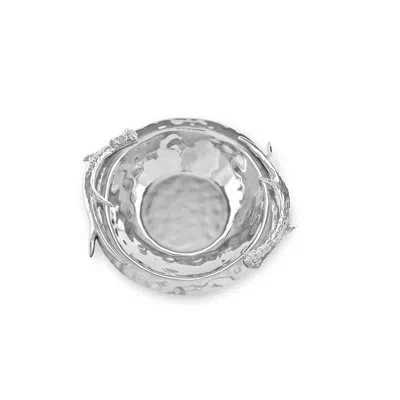 Beatriz Ball Western Aluminum Serving Bowl In Silver