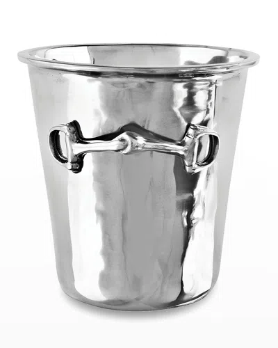 Beatriz Ball Western Equestrian Medium Ice Bucket In Metallic