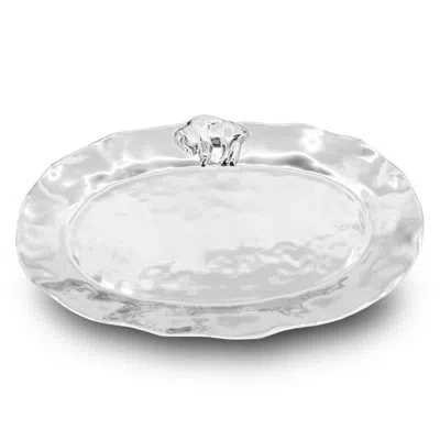 Beatriz Ball Western Serving Dish In Silver